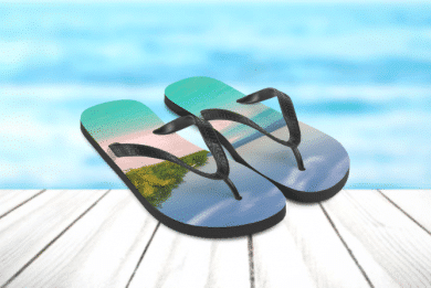 Strand-Sandalen mit Foto selbst Gestalten